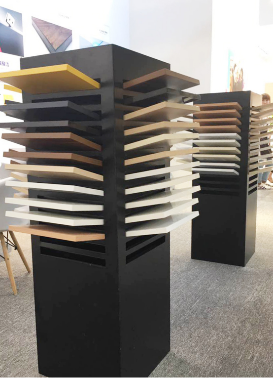 司米橱柜3D镭射板引爆北京国际家居展(图5) (司米3D镭射板样块)
