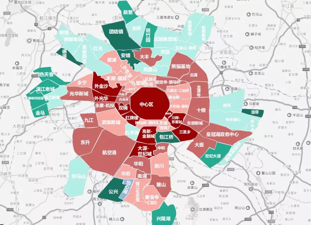 成都各版块房价热力榜出炉揭秘房价超低的3大潜力黑马板块