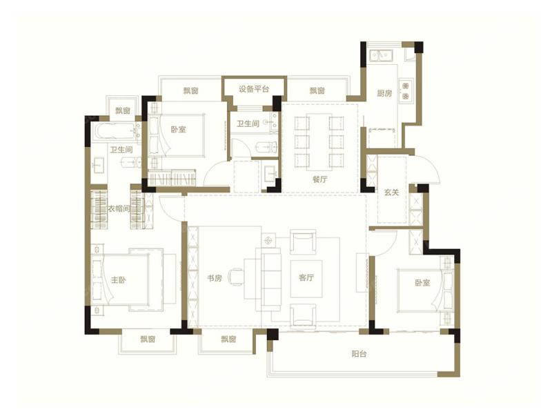 鸿海溪园高清户型图刚刚上传,看看是不是你心