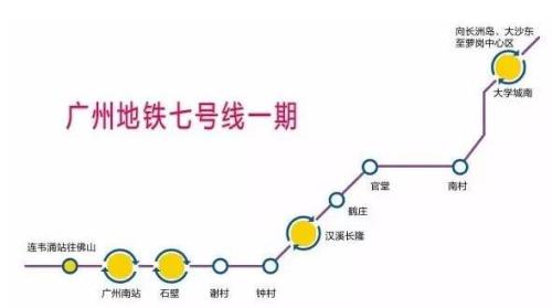 地铁7号线西延段6月开工(广州顺德1小时生活圈