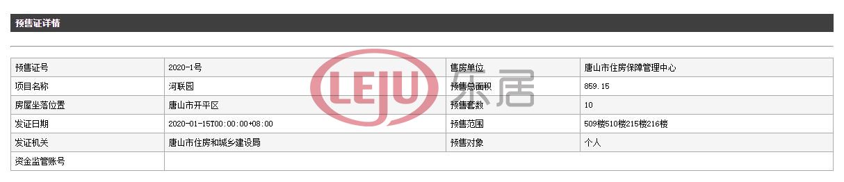 拿证速递|河联园10套房源获预售