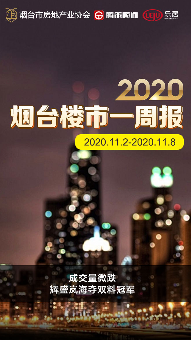 11月开局不佳！烟台楼市周度成交696套 均价11383元/平环比跌5%