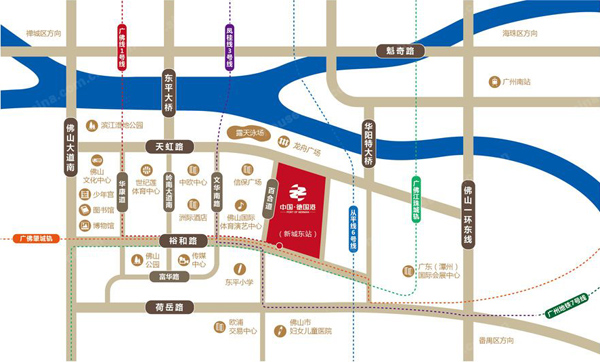 中国德国港亮相佛山新城 地铁上盖40-90㎡公寓