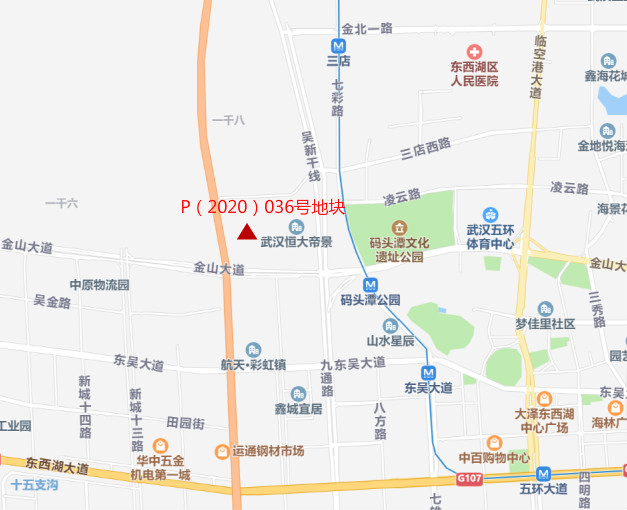 土拍快报|华景川拿下东西湖P（2020）036号涉宅地