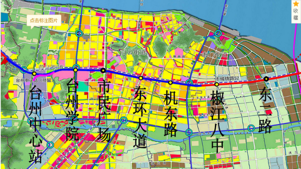 市域铁路s2线沿市府大道段示意图(规划)