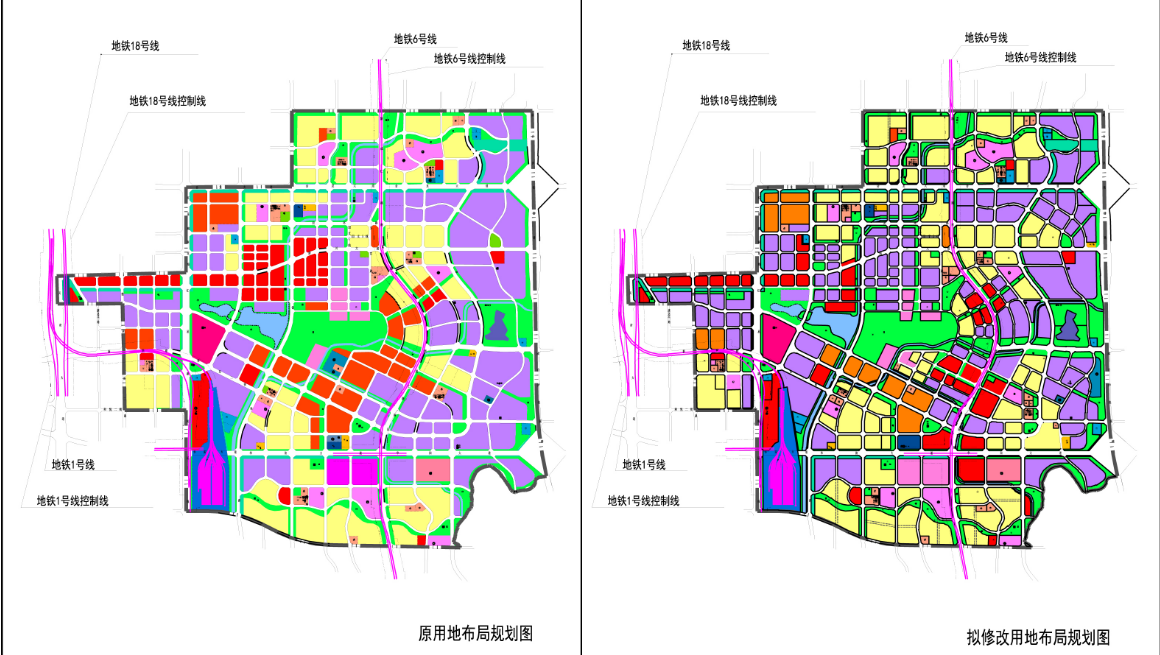最新！新川片区大调规：增加居住用地，增加公园绿地