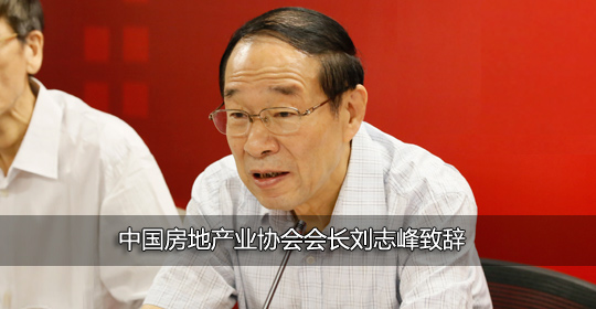 中國房地產(chǎn)業(yè)協(xié)會會長劉志峰致辭