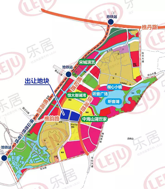 佛山市南海区西樵镇听音湖片区控制性详细规划批后