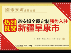 热烈祝贺帝安姆全屋定制强势入驻“古丝绸之 ...