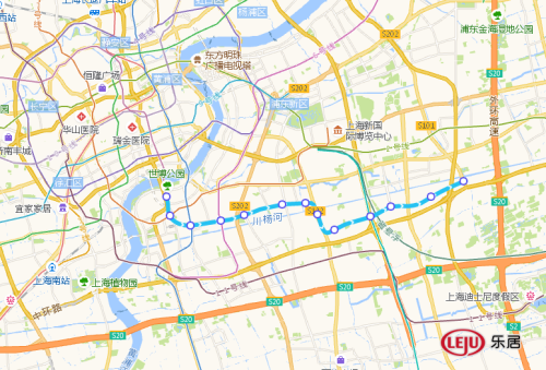 13號線三期走向示意圖