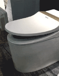静音缓冲盖板  盖板运用静音缓冲设计，如厕后，将盖板轻轻往下按压一下，盖板就会慢慢盖上，营造静谧舒心的如厕卫生间环境。     测评总结