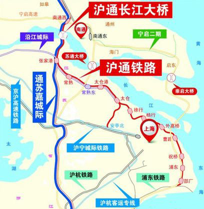 沪通铁路二期规划 推动沿线区域楼市发展 - 导