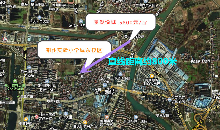 荆州实验小学城东校区地图