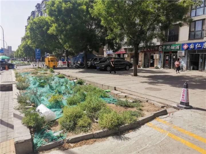 常营南路整治工程已完工!道路两侧增加300多个停车位!