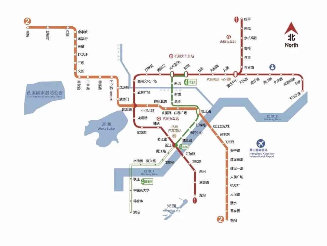 杭州地铁成网有新进展!又一地铁路段开通在即
