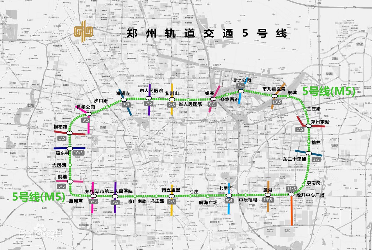 郑州交通的"金腰带" 地铁五号线开通后方便你了么?图片