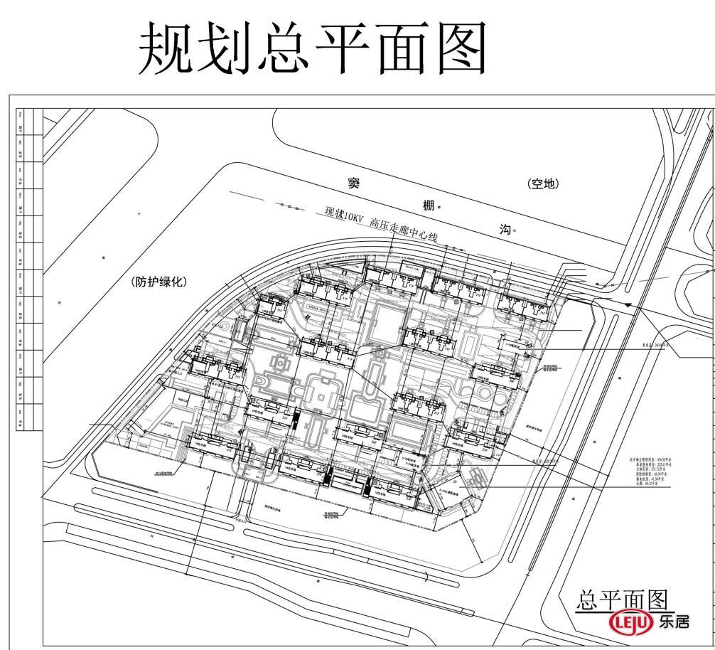 新城·阜阳大都会小区规划:16栋1050户住宅,1172个停车位