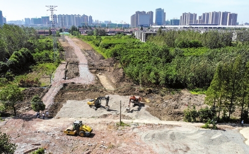 郢西路10月完工、高铁北广场开建 荆北新区多重利好落地