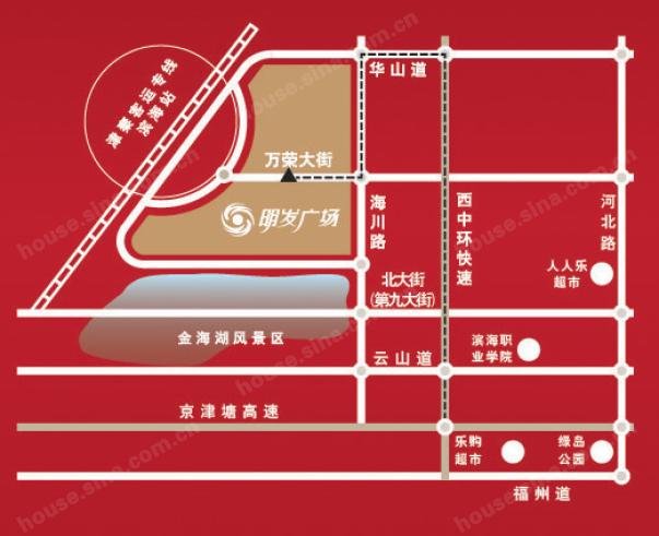 天津楼盘 滨海新区楼盘 滨海明发广场 商业地产  7 7 7 7 7 7 7