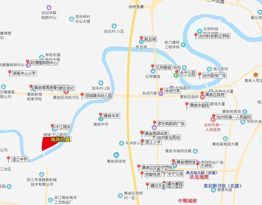 11.45亿！中天竞得黄岩绿城宁江明月南侧超百亩地块！