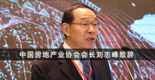 中國房地產協會會長劉志峰致辭