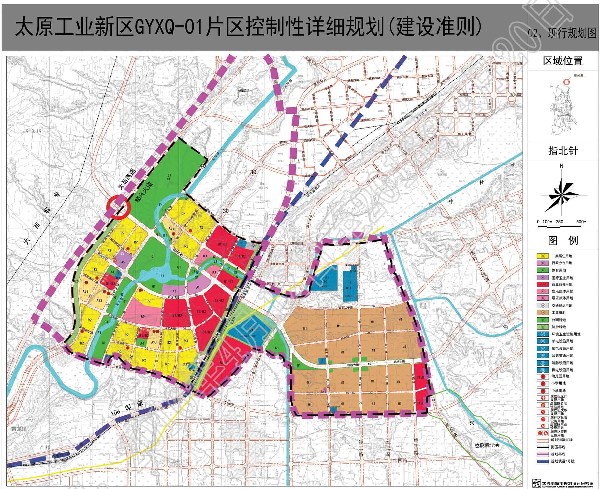 太原工业新区3片区规划 建华夏历史文明传承园