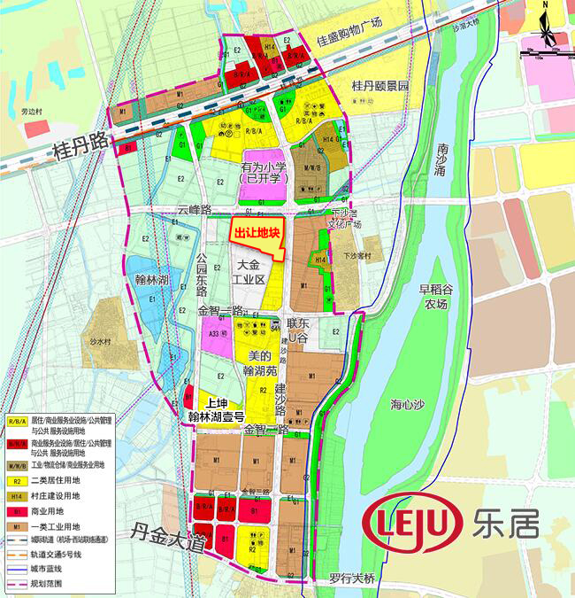 6370元/㎡起拍！丹灶大金智地挂牌近5万㎡商住地 就在有为小学对面