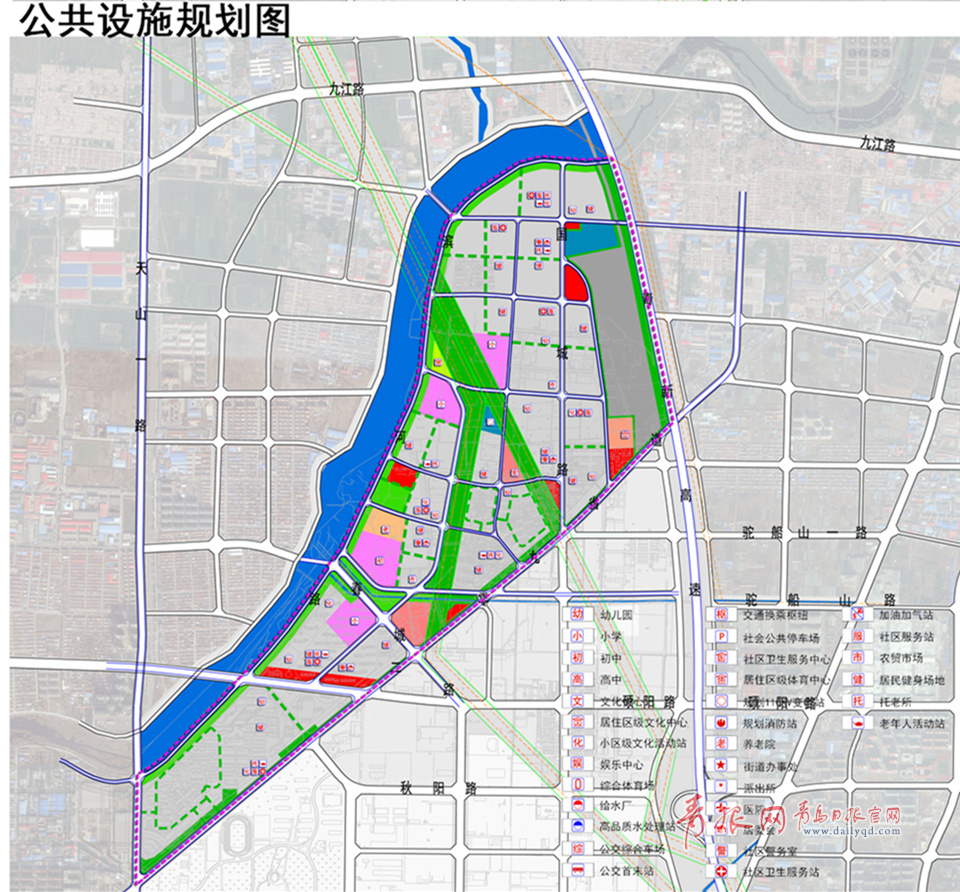 城阳郭庄片区详细规划出炉 将打造300多公顷新城区(图)