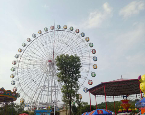空中飞舞,过山车,飞行塔,太空梭等19种各型游乐设施 目前水上乐园区还
