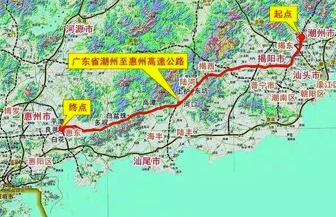 潮惠高速二期工程计划2016年底通车 - 市场动
