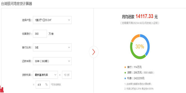 55平房贷计算 55平房贷计算