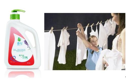 无荧光增白剂：香与白色、浅色衣物专用洗衣液