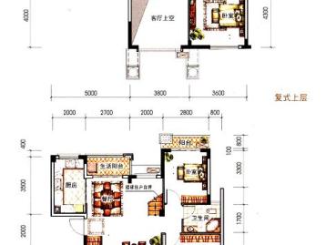 【四居室户型图|120-140㎡户型图-兴进上郡-桂林乐居