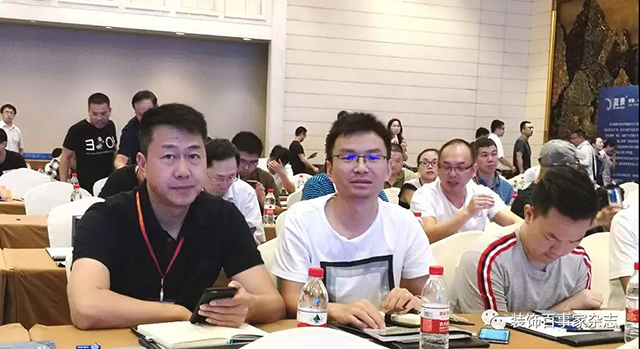 参加中国建筑装饰企业创新发展高峰论坛的“G17”成员