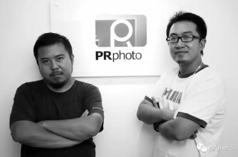 2007年，PRphoto初创时期两位创始人的合影