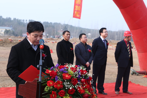 项目包联单位京山县财政局局长 陈书浩致辞