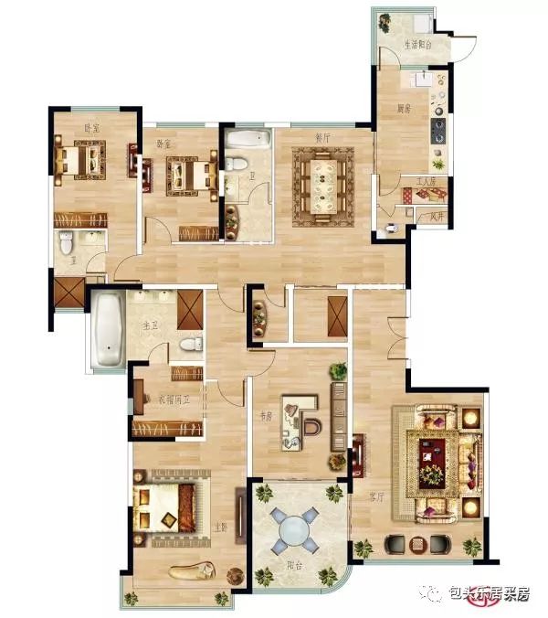 建面约285㎡瞰景华宅