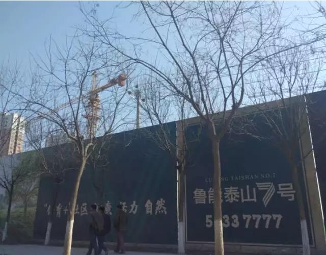 板块内,施工工地随处可见