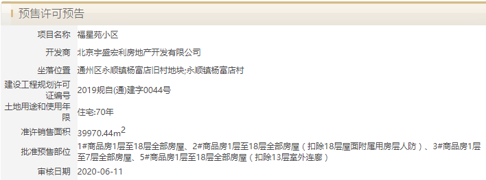 拿证速递|福星惠誉·京澜誉府获预售许可预告