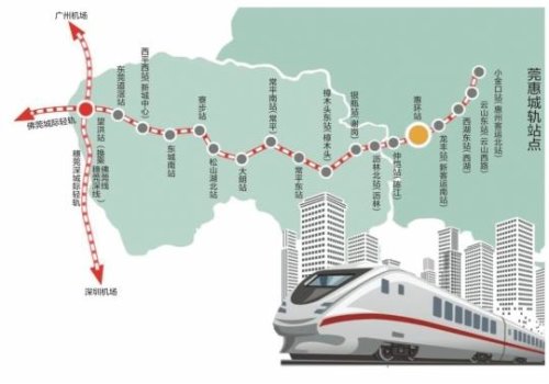 莞惠城轨线路图