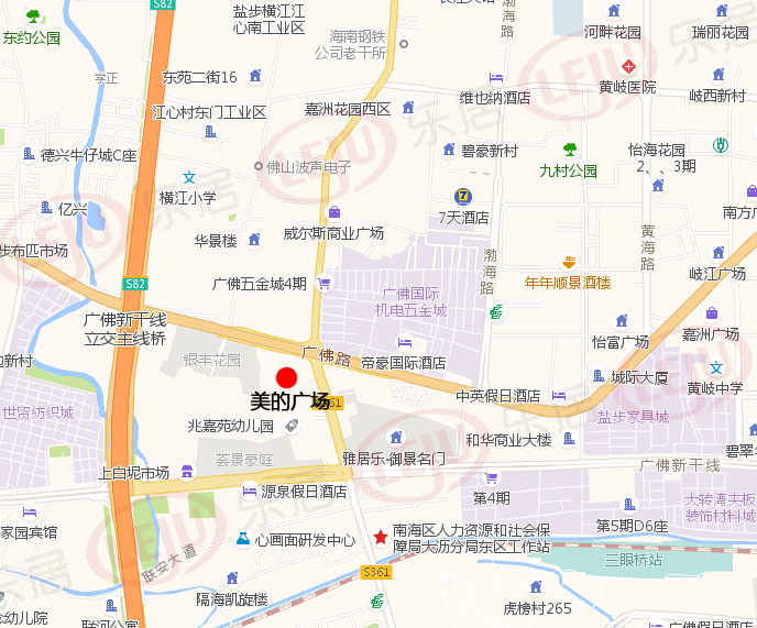 南海大沥将新增美的广场 预计建成30层高商业体