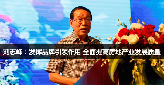 刘志峰：发挥品牌引领作用 全面提高房地产业发展质量
