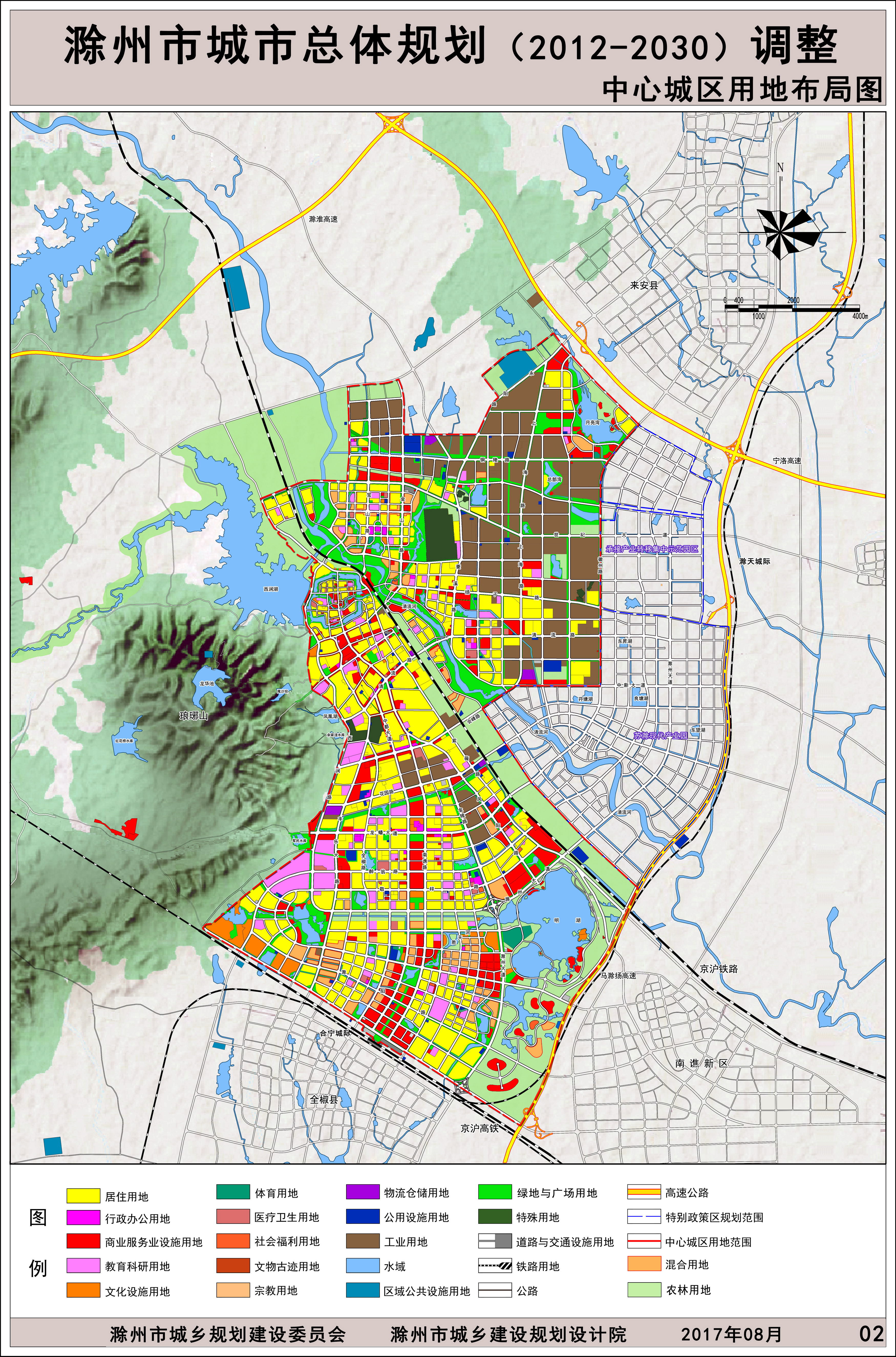 滁州市城市空间扩展过程及影响因素分析