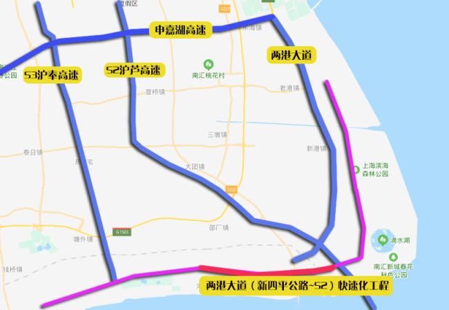 资讯中心 买房导购 正文 该工程西起规划s3沪奉高速,北至s32申嘉湖