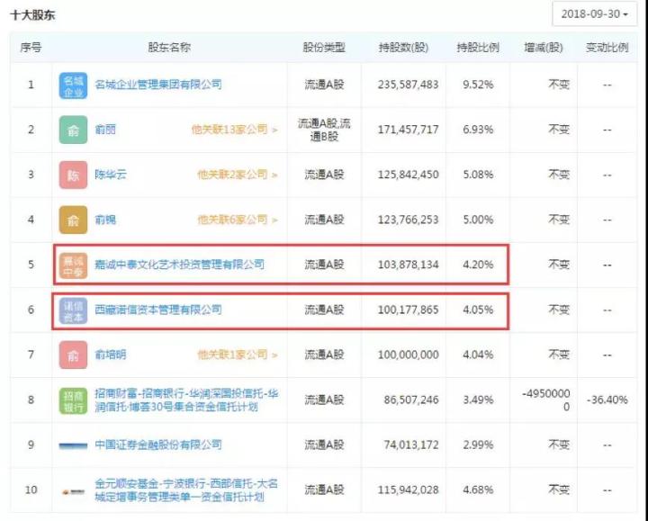 大名城“退货”中植系