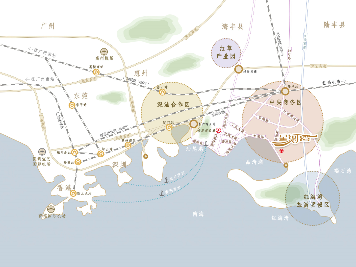 中央商务区,环品清湖居住奢地