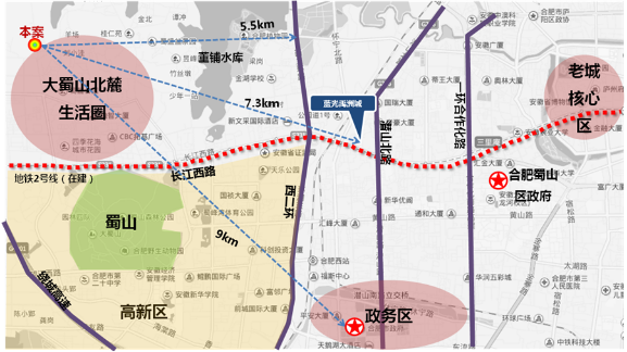 蜀山地块区点阵图