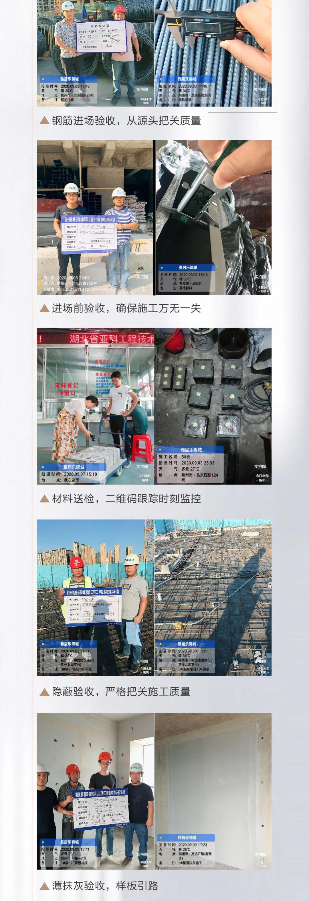 雅居乐锦城 |9月项目进度 1、2、8、9#楼封顶