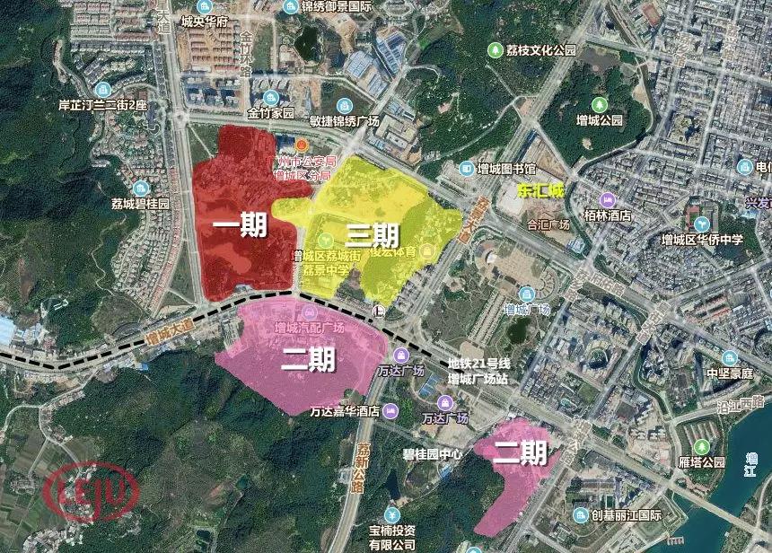 增城金星村邻近地铁21号线增城广场站和万达广场,被誉为增城版猎德村