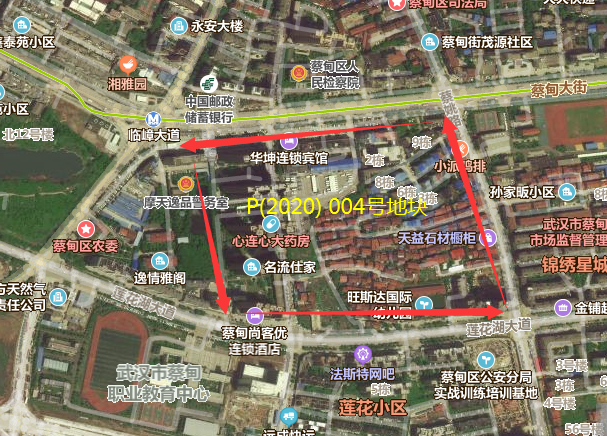 土拍快讯|武汉市轨道交通建设有限公司拿下蔡甸P(2020)004号地块